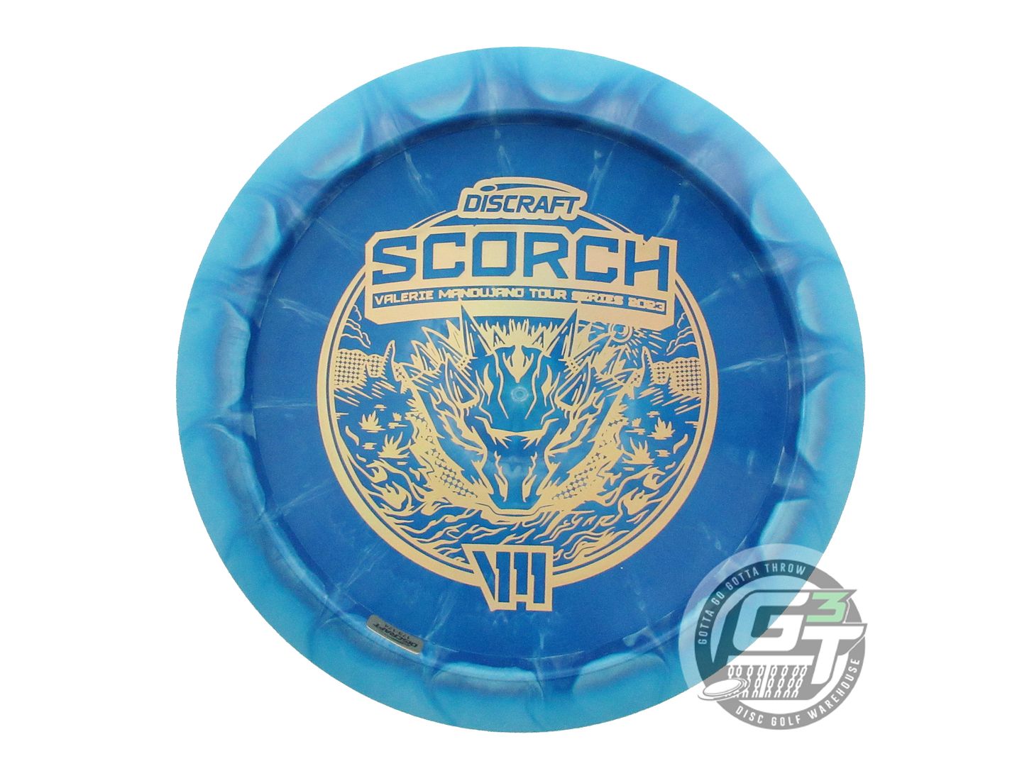 Discraft Limited Edition 2023 Tour Series Valerie Mandujano Understamp Swirl ESP Scorch Distance Driver Golf Disc (Individually Listed)
