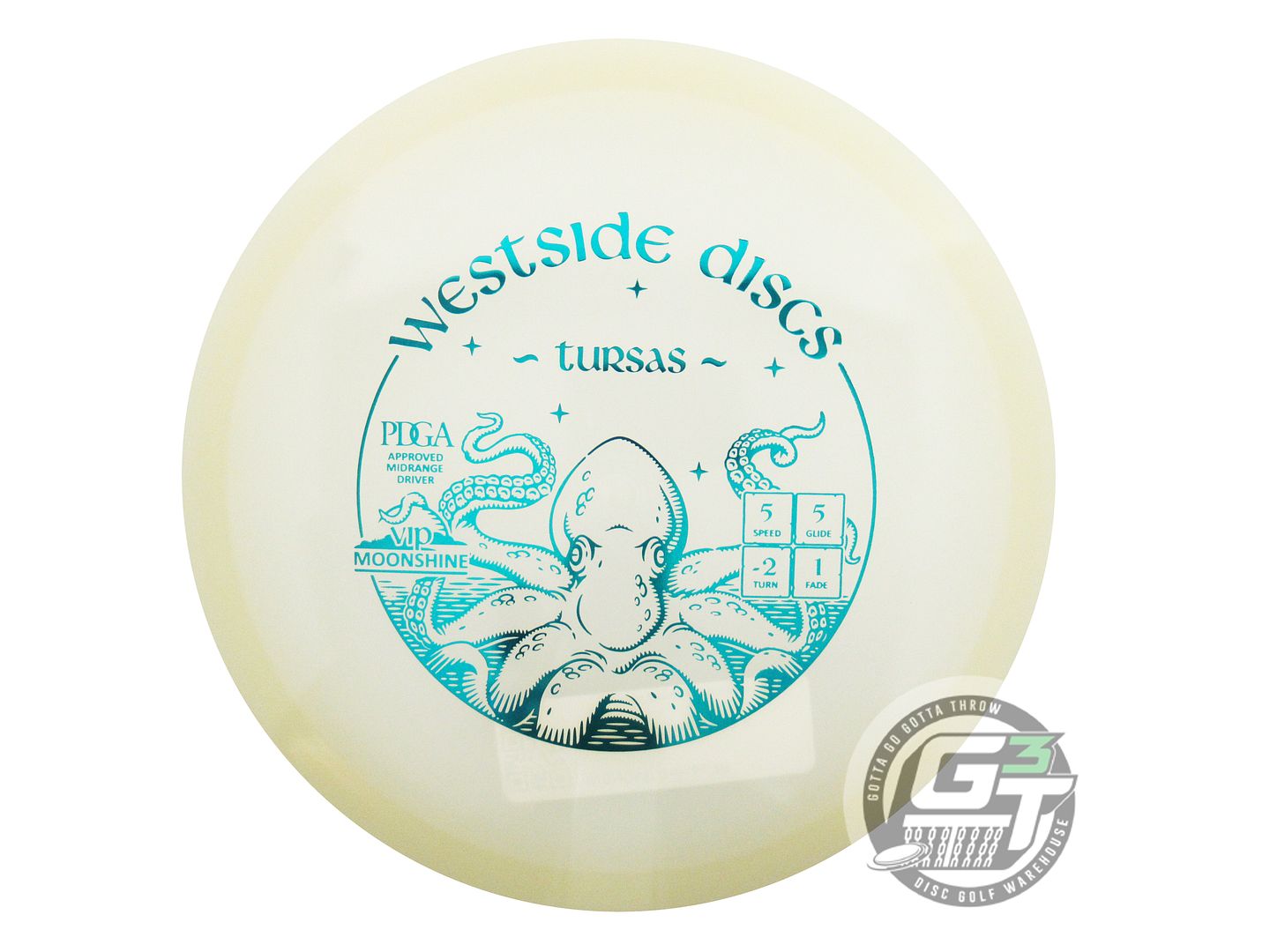 Westside Moonshine Glow VIP Tursas Midrange Golf Disc (Individually Listed)