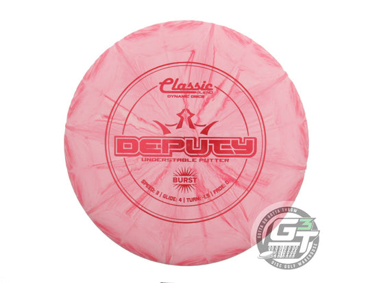 Dynamic Discs Classic Blend Burst Deputy Putter Golf Disc (Individually Listed)