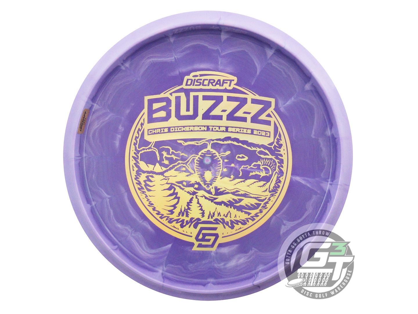 Discraft Limited Edition 2023 Tour Series Chris Dickerson Understamp Swirl ESP Buzzz Midrange Golf Disc (Individually Listed)