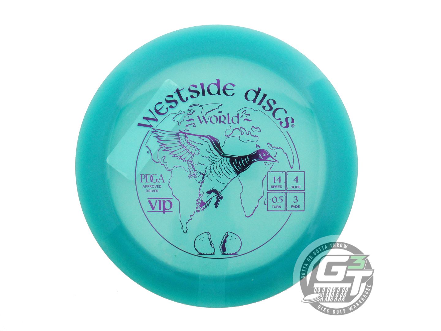 Westside VIP World Distance Driver Golf Disc (Individually Listed)