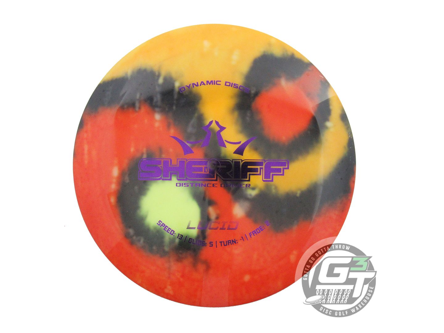 Dynamic Discs MyDye Lucid Sheriff Distance Driver Golf Disc (Individually Listed)