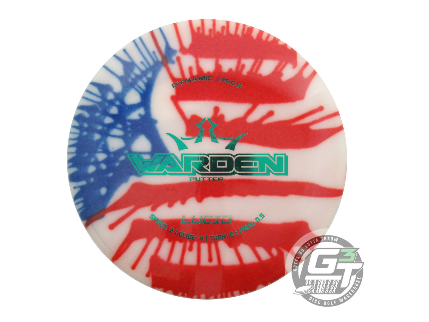 Dynamic Discs MyDye Lucid Warden Putter Golf Disc (Individually Listed)