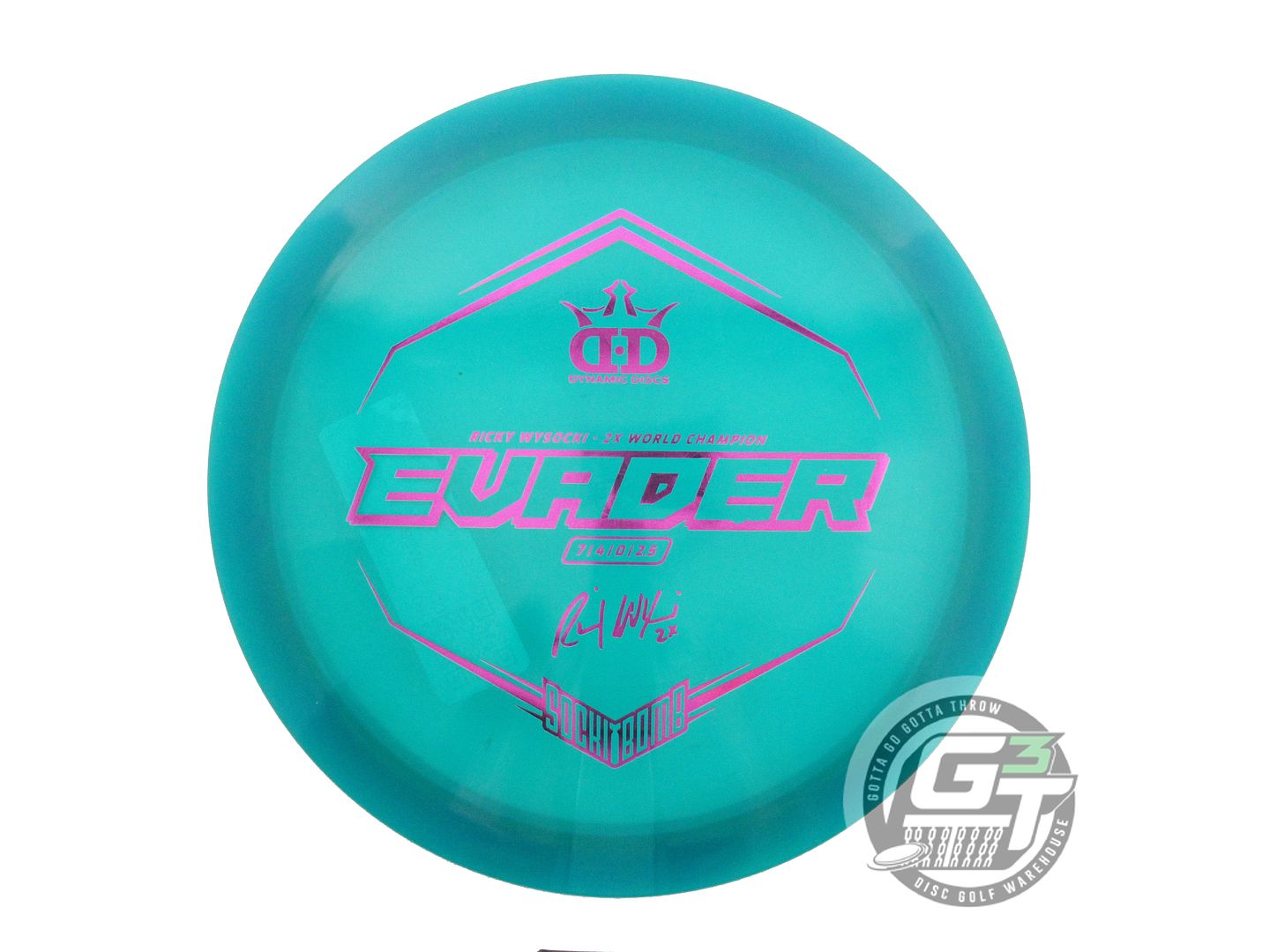 Dynamic Discs Limited Edition Ricky Wysocki Sockibomb Lucid Evader Fairway Driver Golf Disc (Individually Listed)