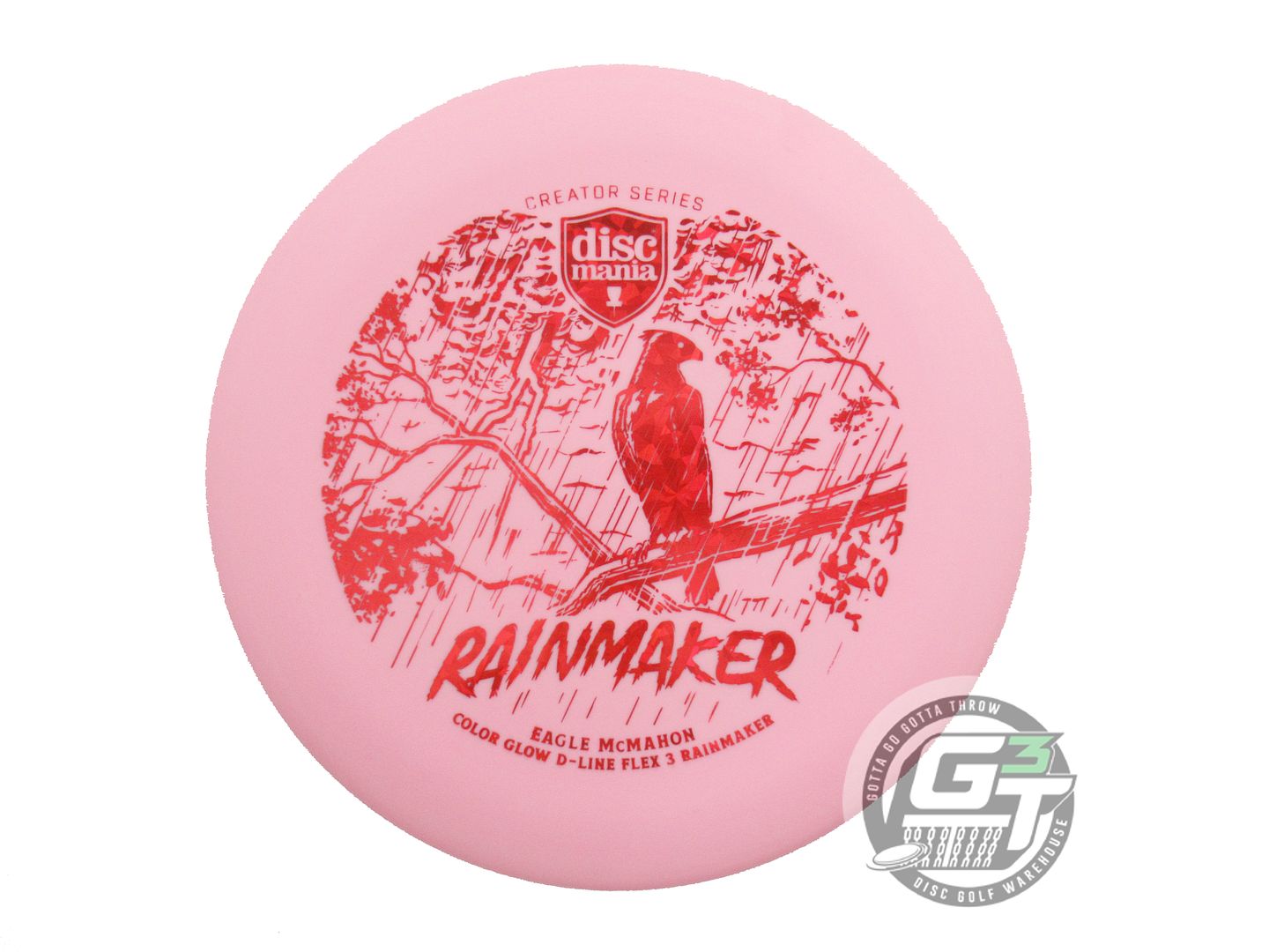 Discmania 2023 Creator Series Eagle McMahon Color Glow D-Line Flex 3 Rainmaker Putter Golf Disc (Individually Listed)