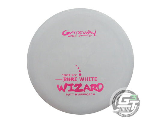 Gateway "Not So" Pure White Wizard Putter Golf Disc (Individually Listed)