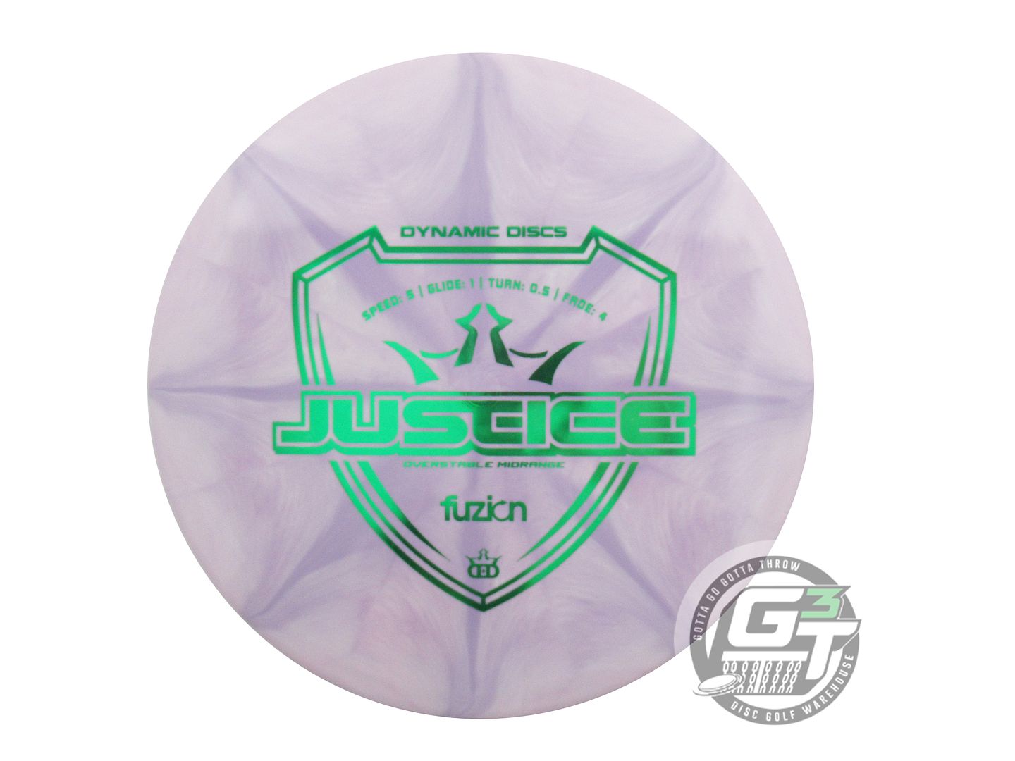 Dynamic Discs Fuzion Burst Justice Midrange Golf Disc (Individually Listed)