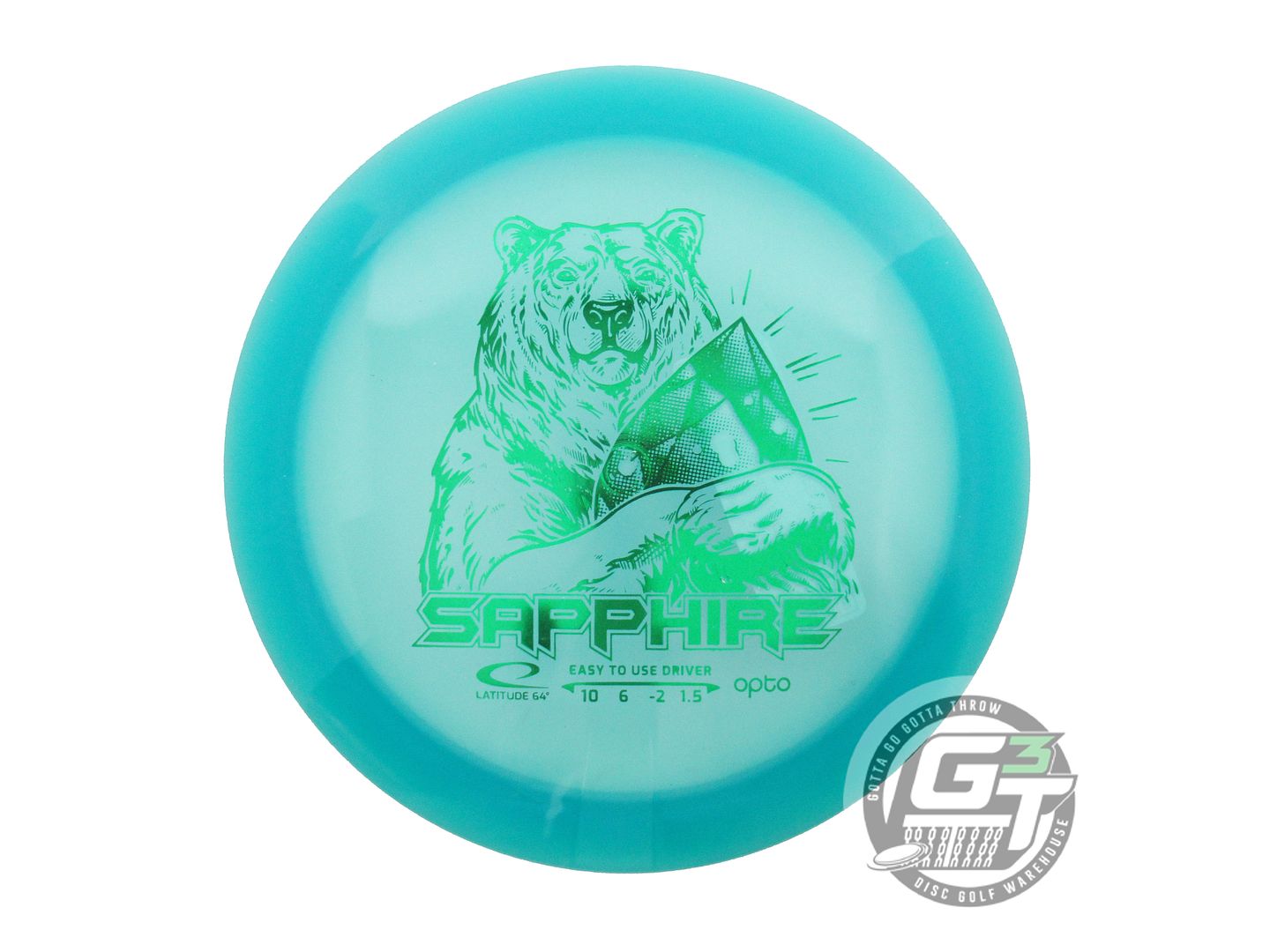Latitude 64 Opto Line Sapphire Distance Driver Golf Disc (Individually Listed)