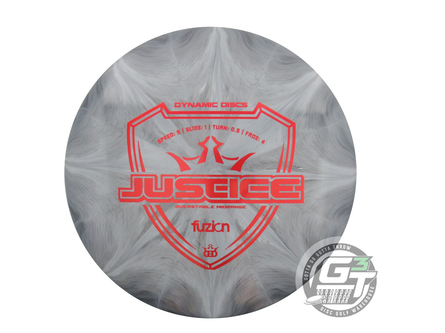Dynamic Discs Fuzion Burst Justice Midrange Golf Disc (Individually Listed)