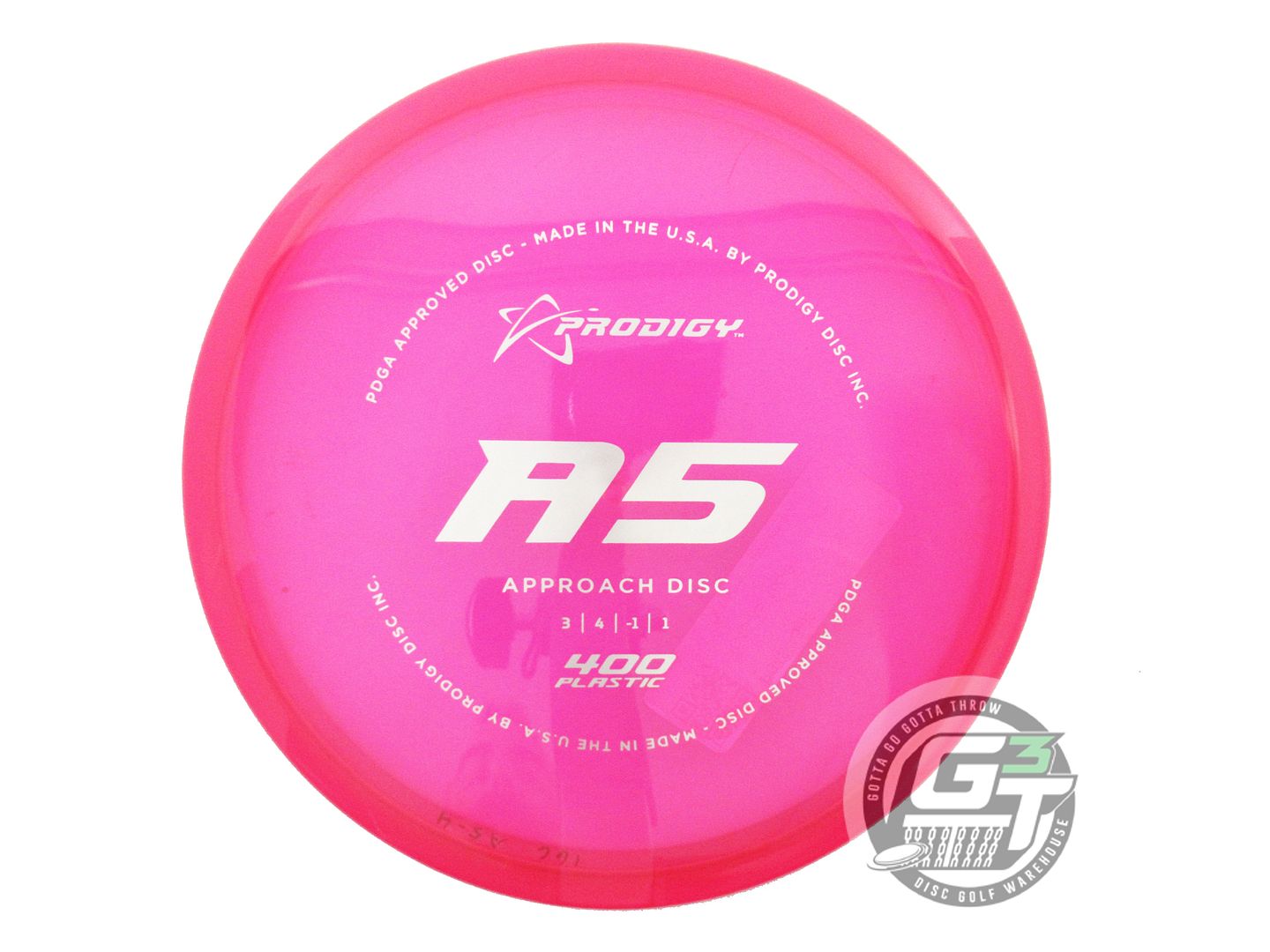 Prodigy 400 Series A5 Approach Midrange Golf Disc (Individually Listed)