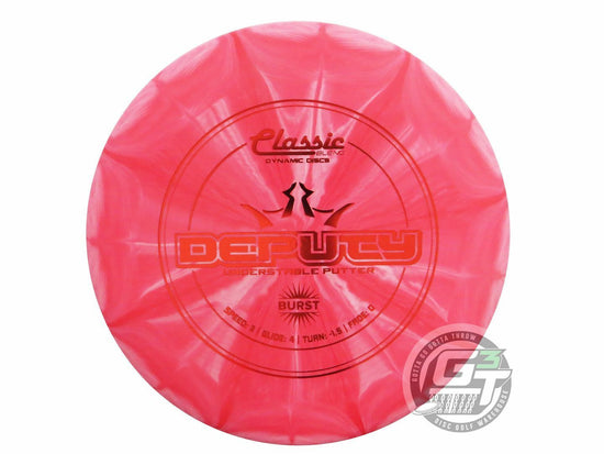 Dynamic Discs Classic Blend Burst Deputy Putter Golf Disc (Individually Listed)