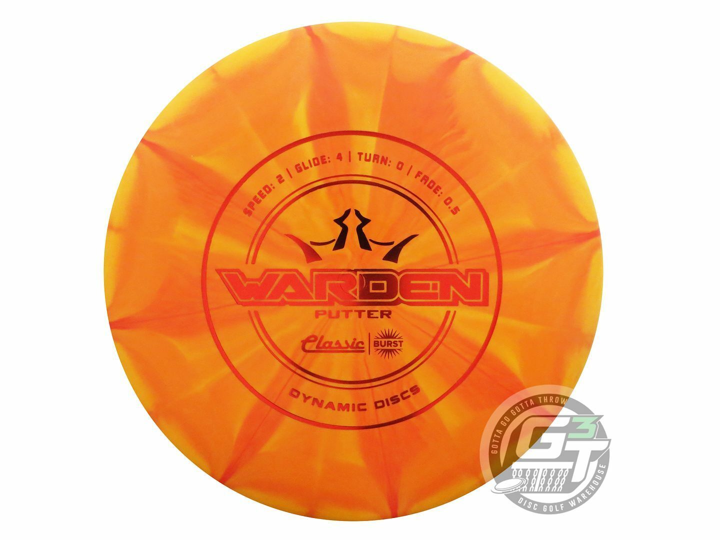 Dynamic Discs Classic Line Burst Warden Putter Golf Disc (Individually Listed)