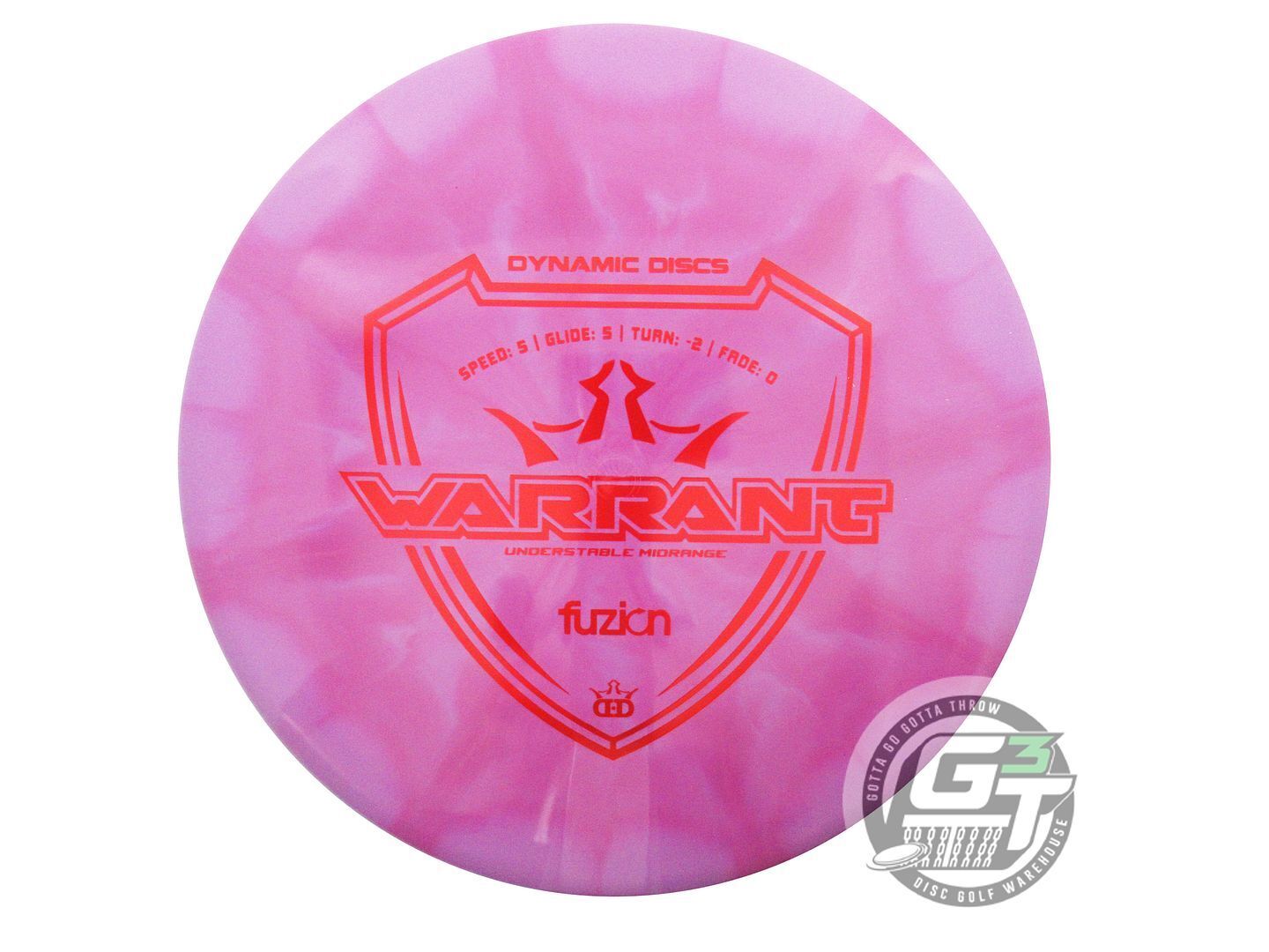 Dynamic Discs Fuzion Burst Warrant Midrange Golf Disc (Individually Listed)