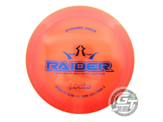 Dynamic Discs Glimmer Lucid Ice Raider Distance Driver Golf Disc (Individually Listed)