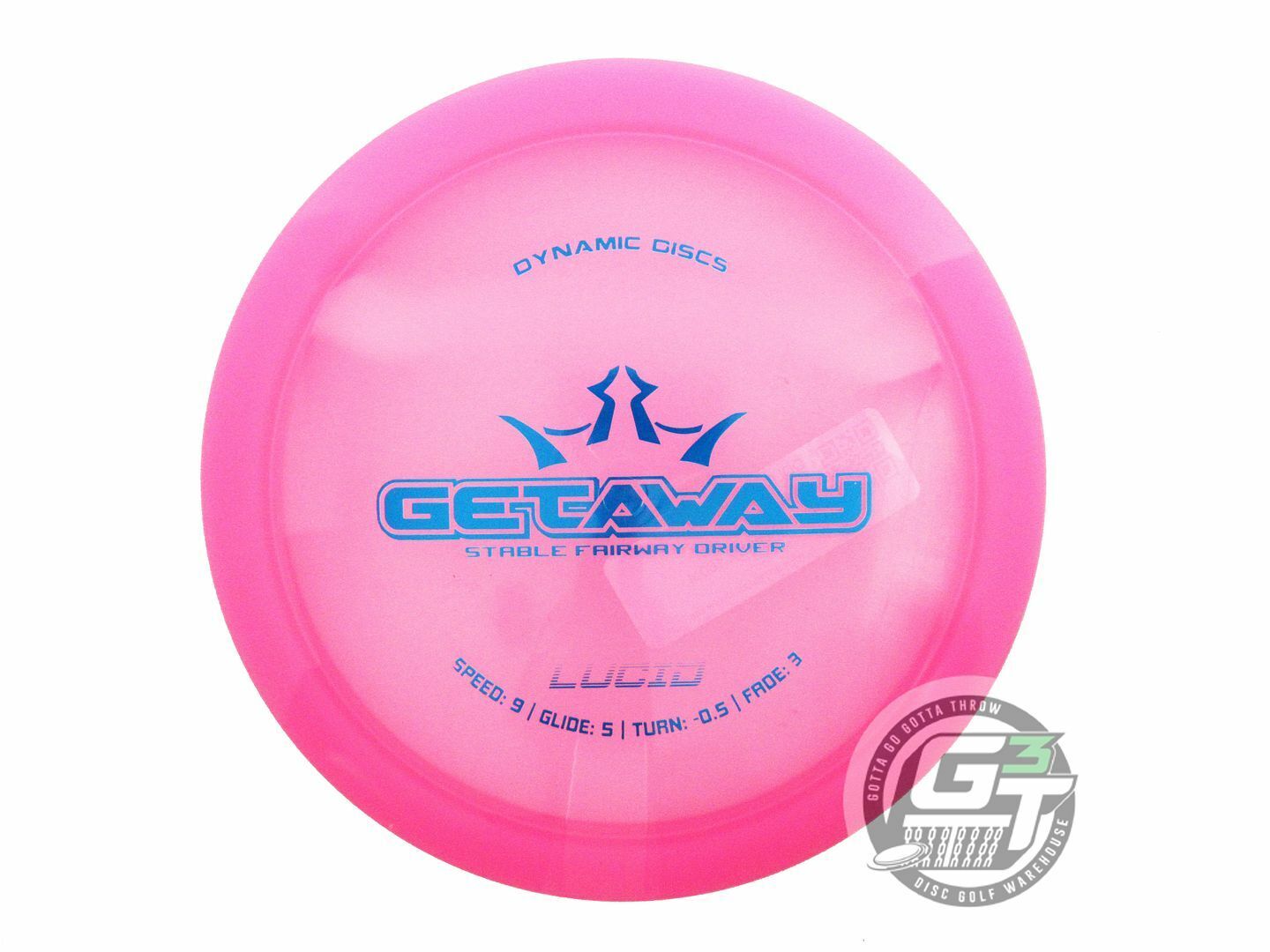 Dynamic Discs Lucid Getaway Fairway Driver Golf Disc (Individually Listed)