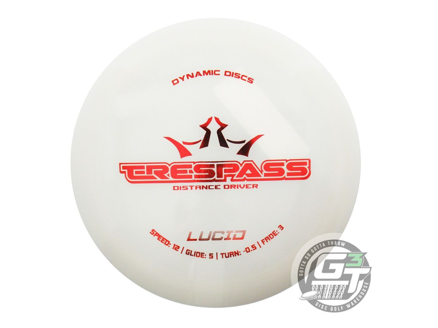 Dynamic Discs Lucid Trespass Distance Driver Golf Disc (Individually Listed)