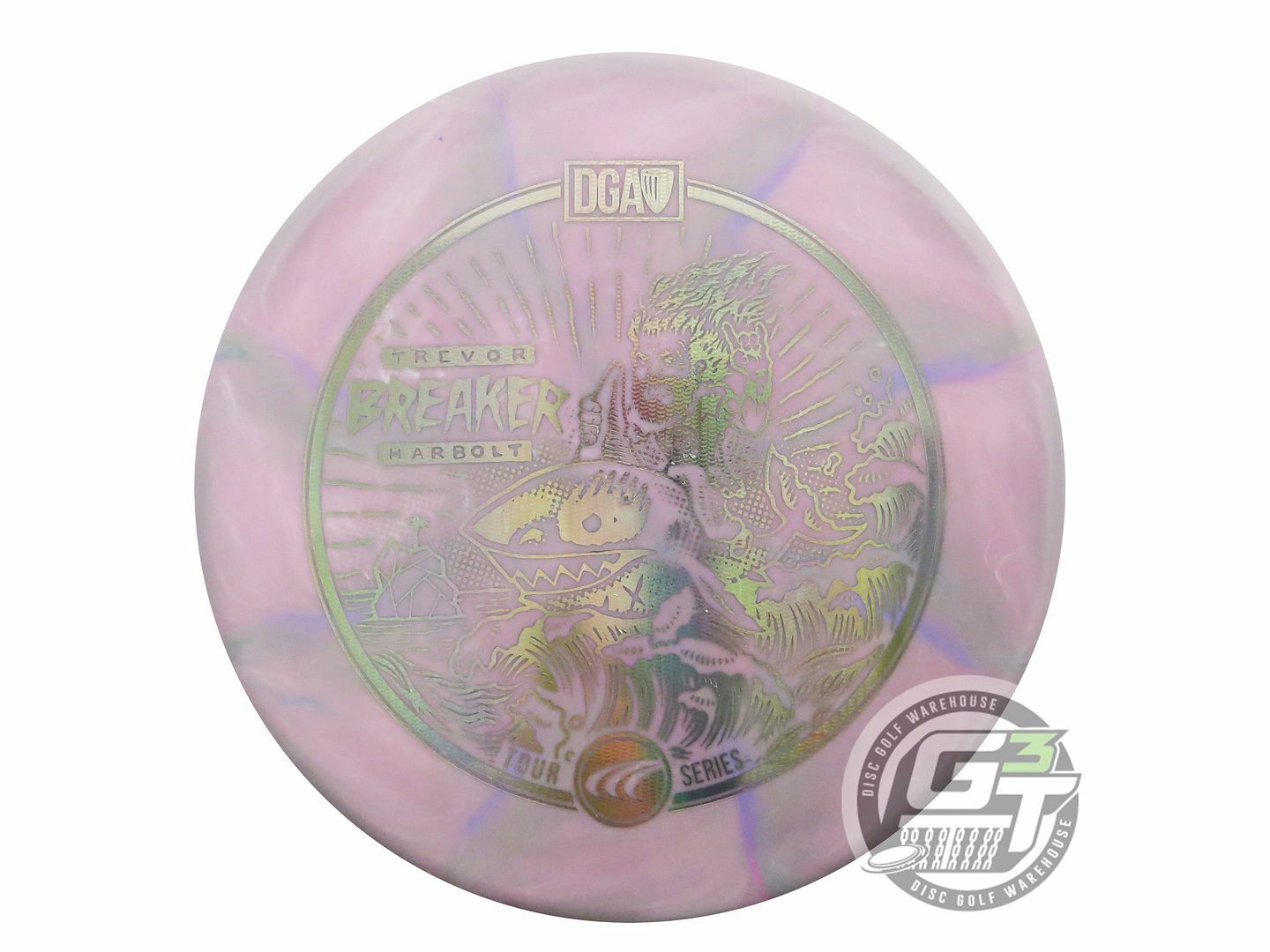 DGA Limited Edition 2021 Tour Series Trevor Harbolt Swirly Proline Breaker Putter Golf Disc (Individually Listed)