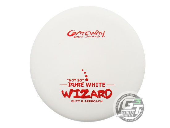 Gateway "Not So" Pure White Wizard Putter Golf Disc (Individually Listed)