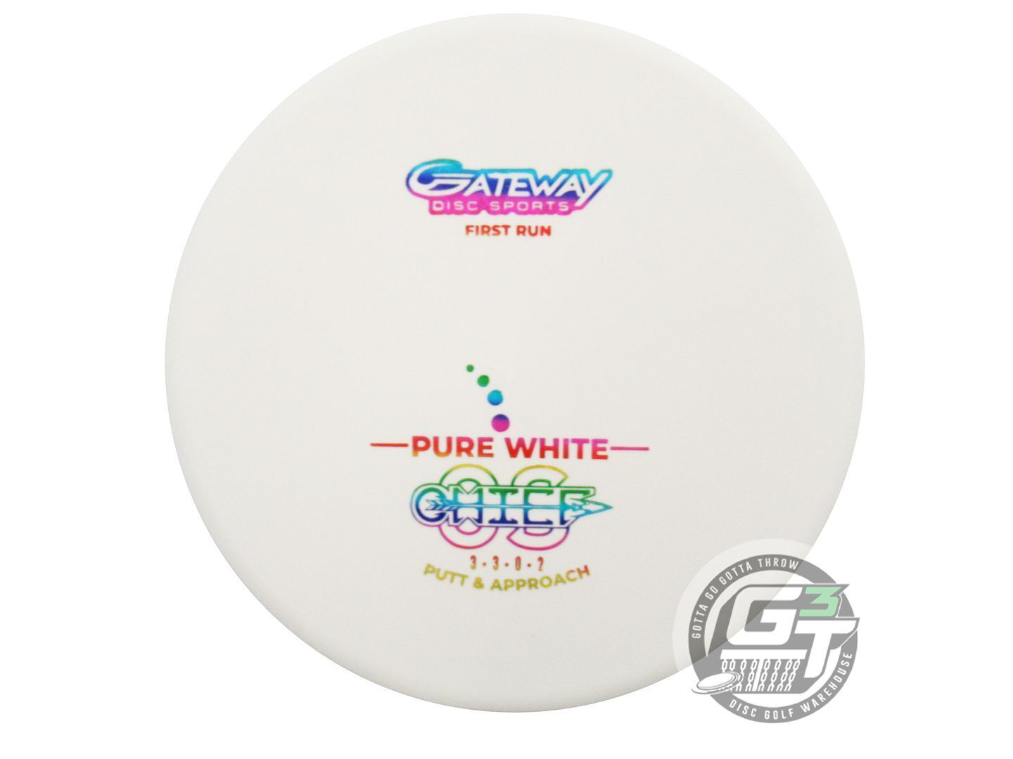 Gateway Pure White Chief OS Putter Golf Disc (Individually Listed)