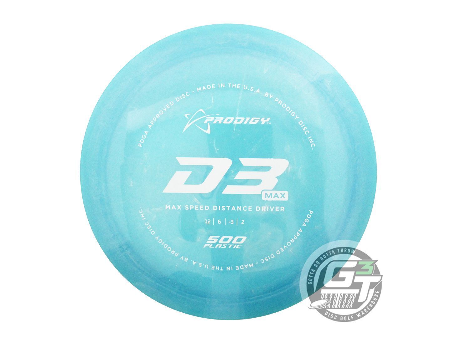 Prodigy 500 Series D3 Max Distance Driver Golf Disc (Individually Listed)
