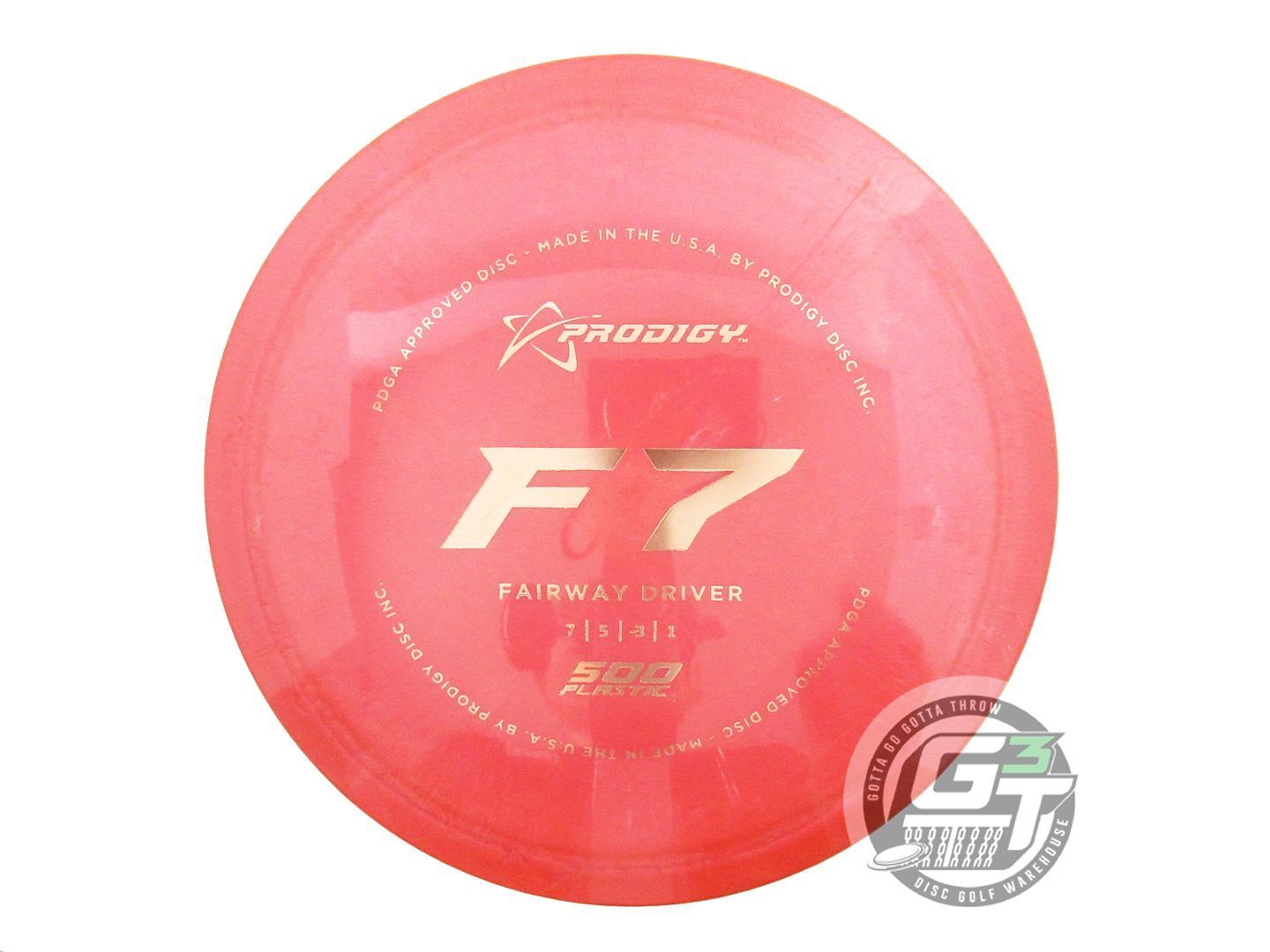 Prodigy 500 Series F7 Fairway Driver Golf Disc (Individually Listed)