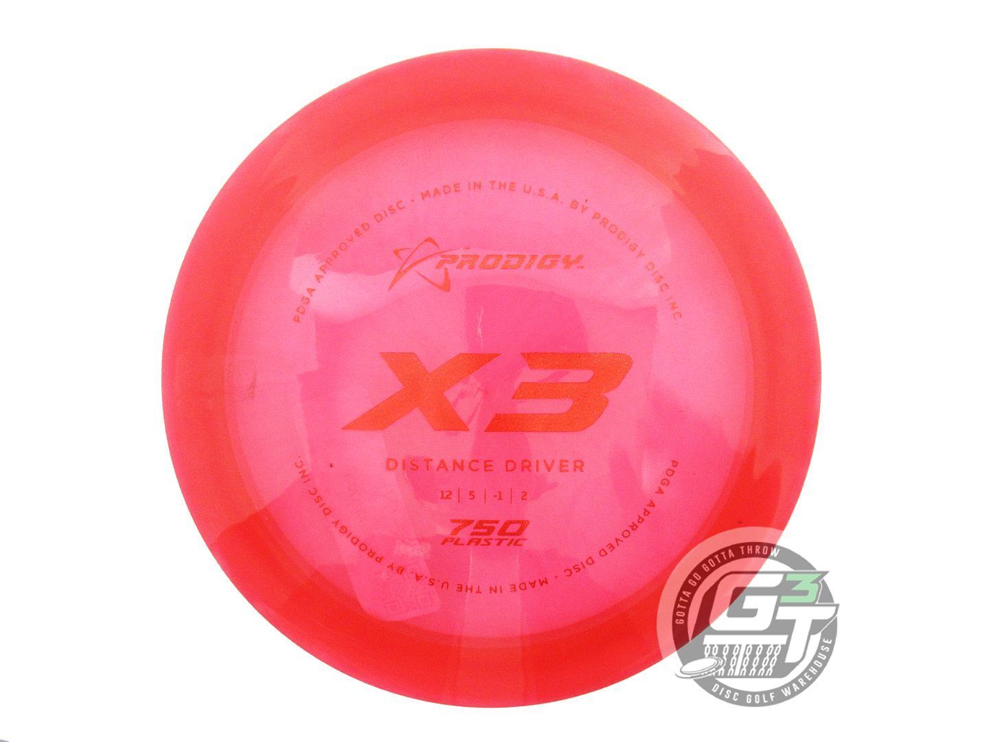 Prodigy 750 Series X3 Distance Driver Golf Disc (Individually Listed)