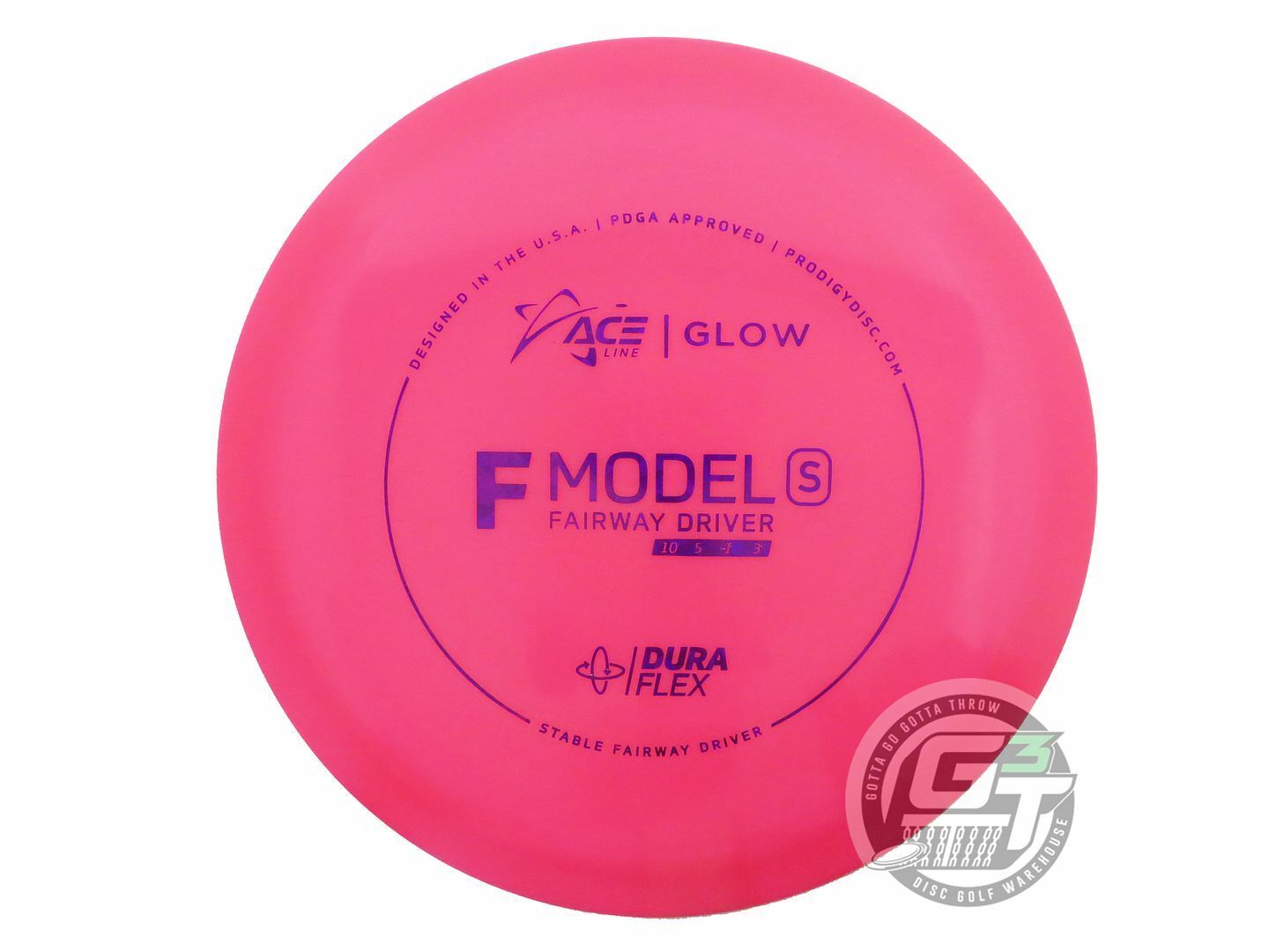 Prodigy Ace Line Glow DuraFlex F Model S Fairway Driver Golf Disc (Individually Listed)