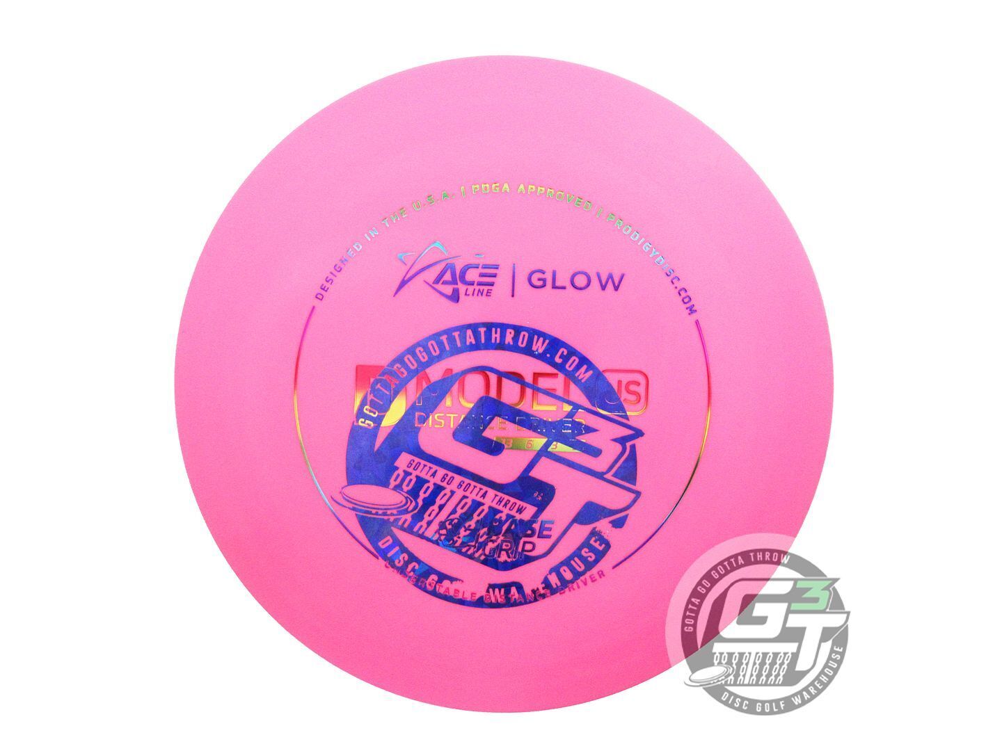 Prodigy Factory Second Ace Line Glow Base Grip D Model US Distance Driver Golf Disc (Individually Listed)