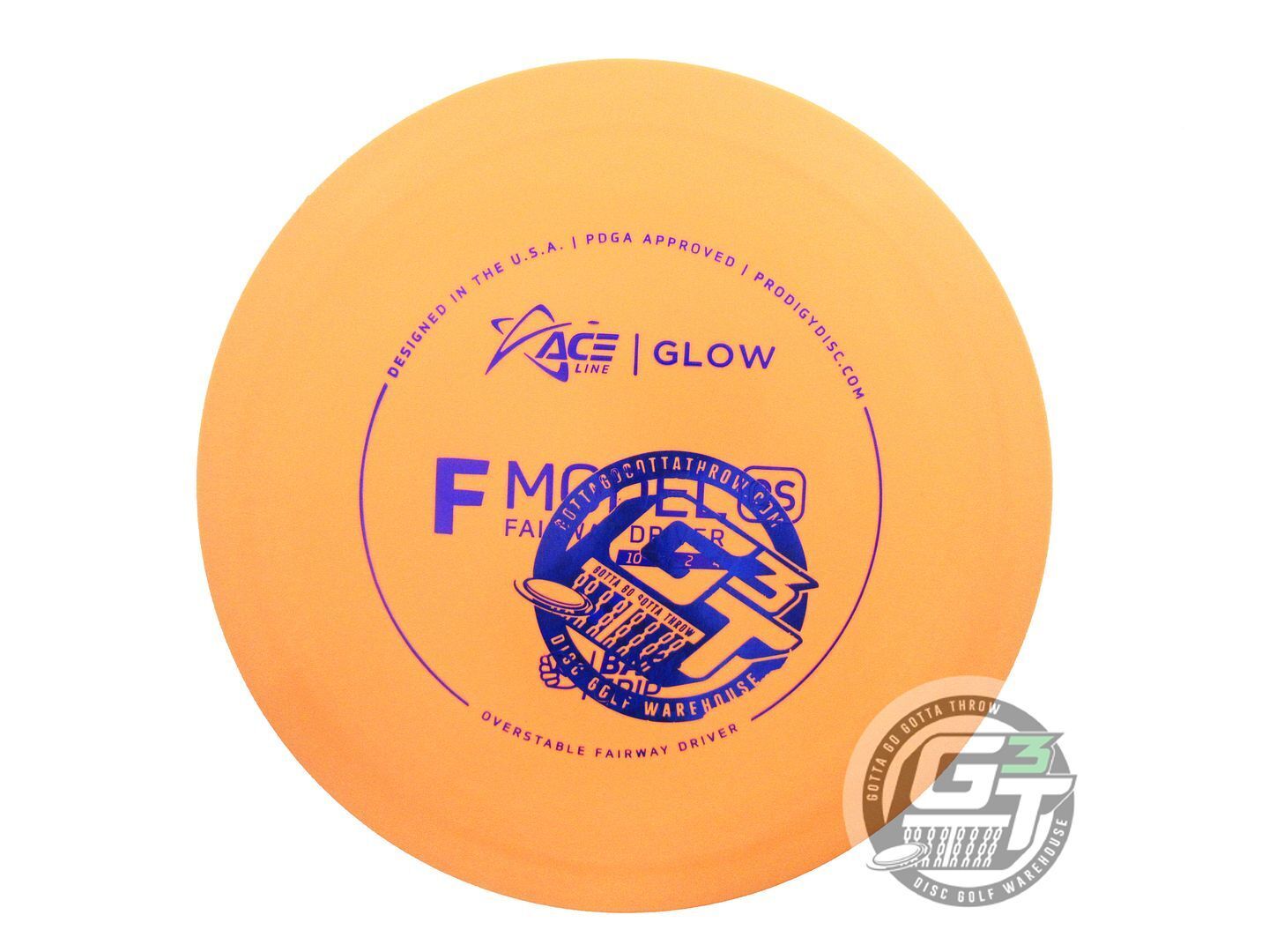 Prodigy Factory Second Ace Line Glow Base Grip F Model OS Fairway Driver Golf Disc (Individually Listed)