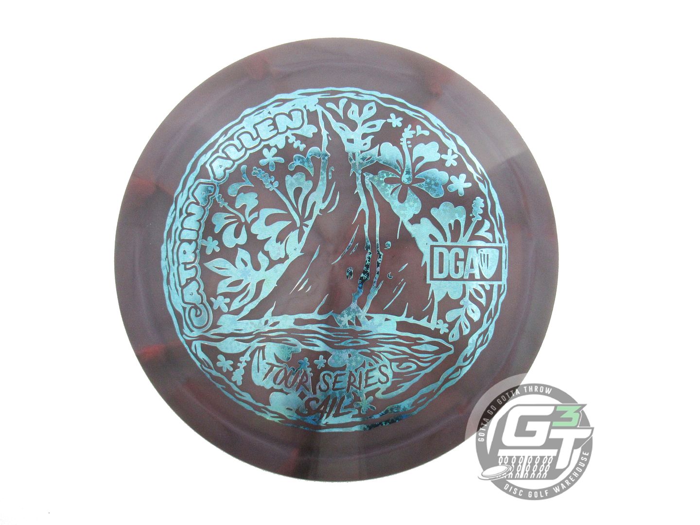 DGA Limited Edition 2023 Tour Series Catrina Allen Swirl Tour Series Sail Distance Driver Golf Disc (Individually Listed)