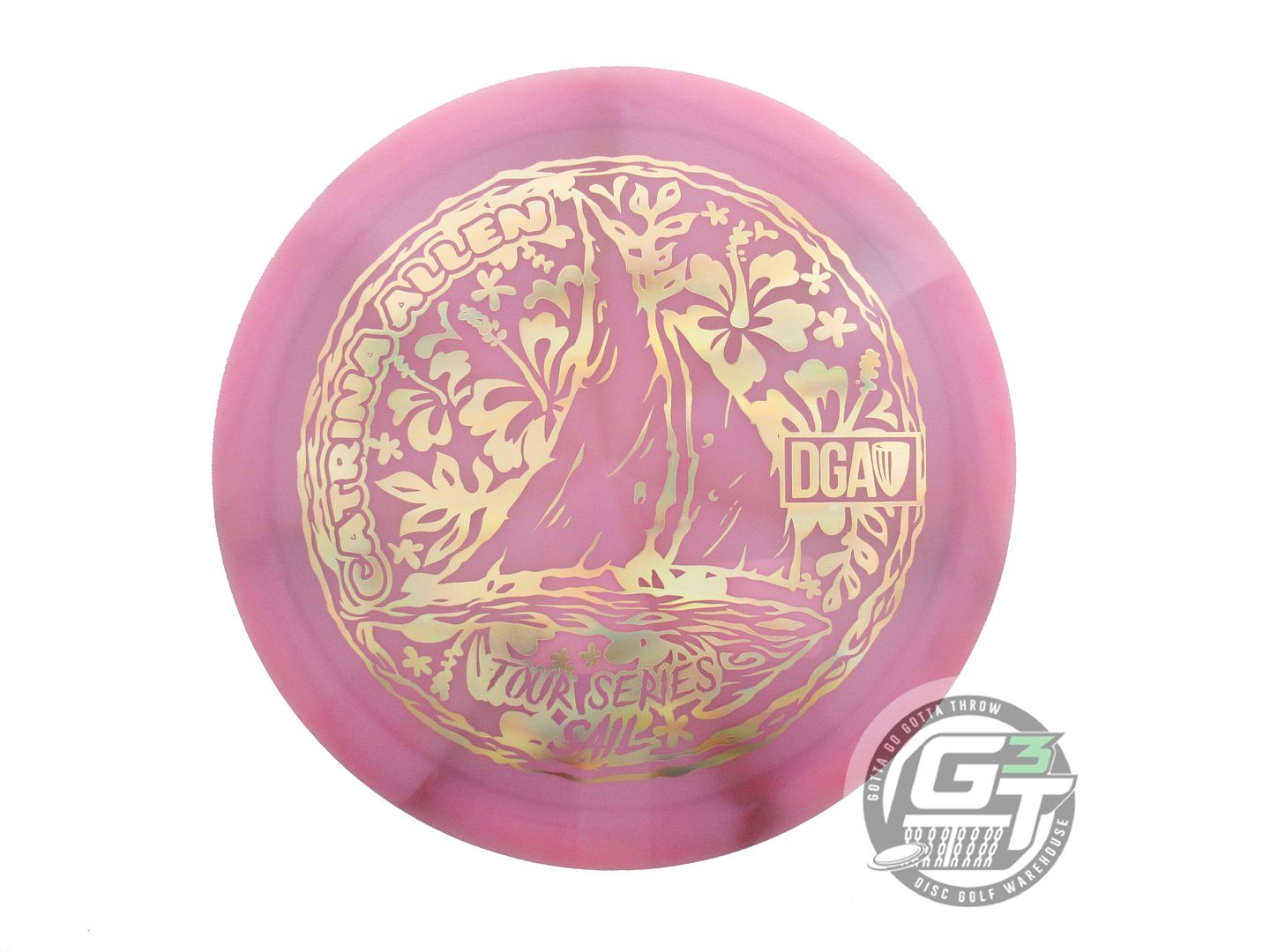 DGA Limited Edition 2023 Tour Series Catrina Allen Swirl Tour Series Sail Distance Driver Golf Disc (Individually Listed)