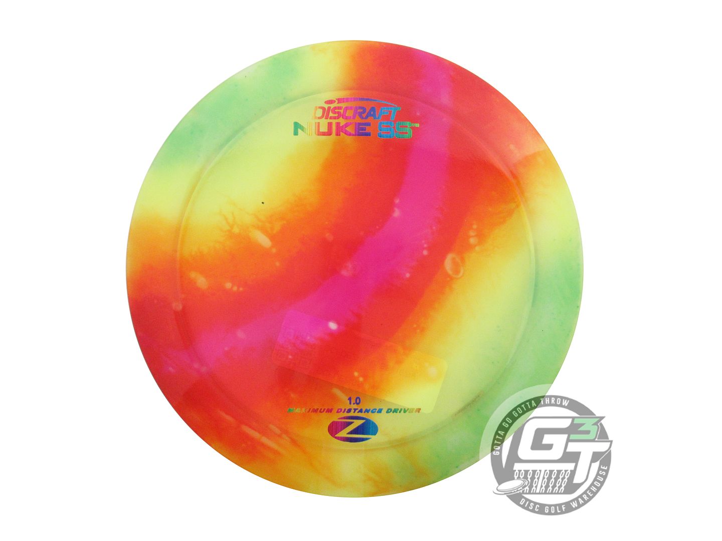 Discraft Fly Dye Elite Z Nuke SS Distance Driver Golf Disc (Individually Listed)