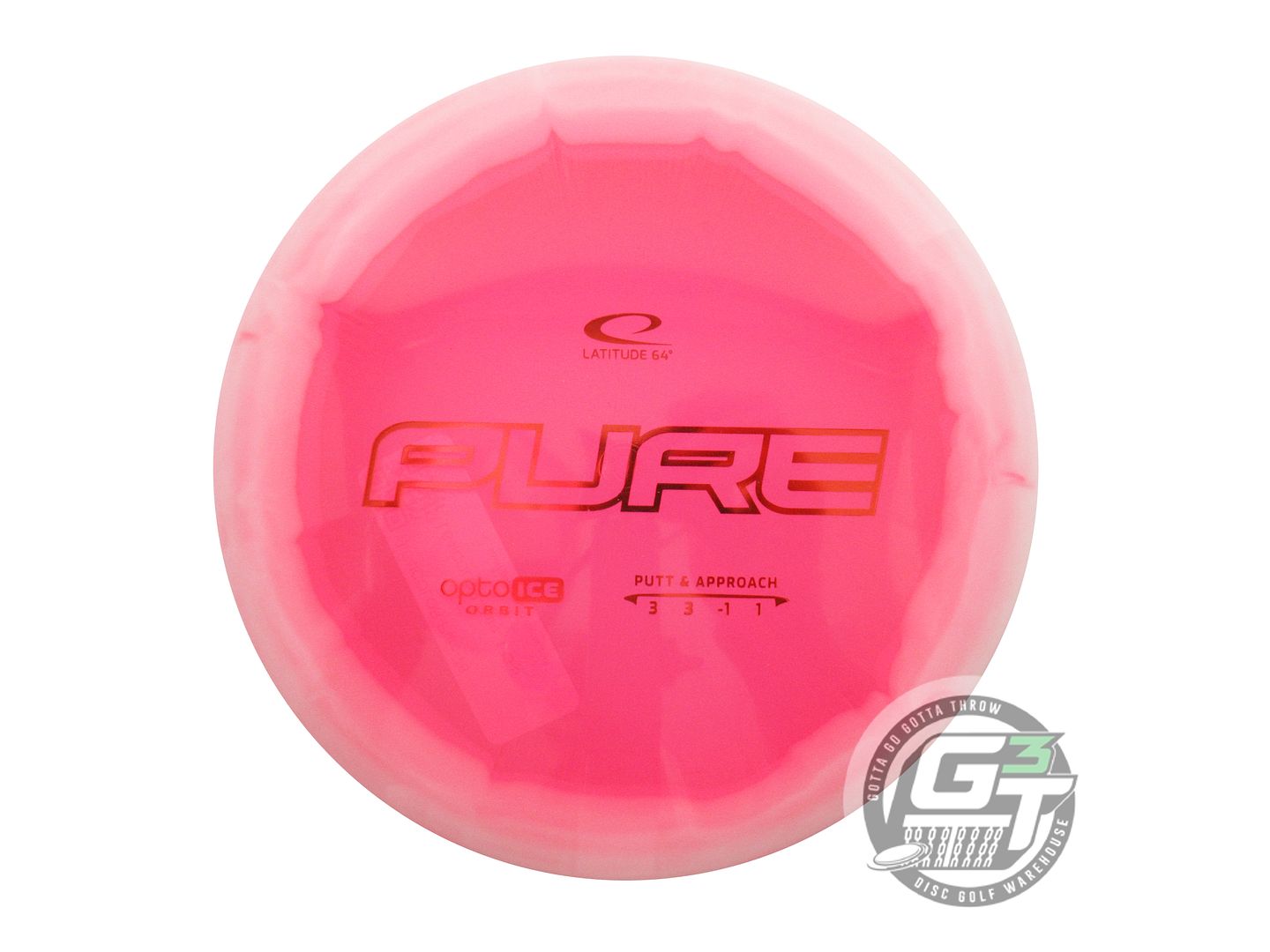 Latitude 64 Opto Ice Orbit Pure Putter Golf Disc (Individually Listed)