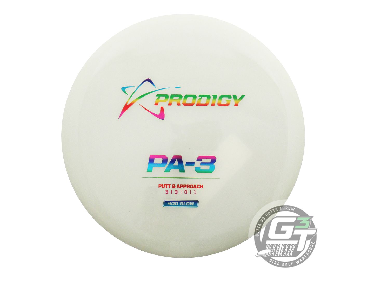 Prodigy 400 Glow Series PA3 Putter Golf Disc (Individually Listed)