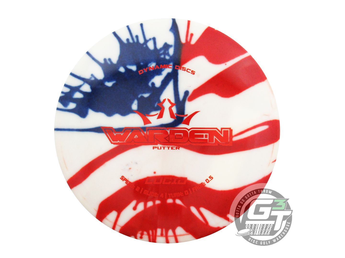 Dynamic Discs MyDye Lucid Warden Putter Golf Disc (Individually Listed)