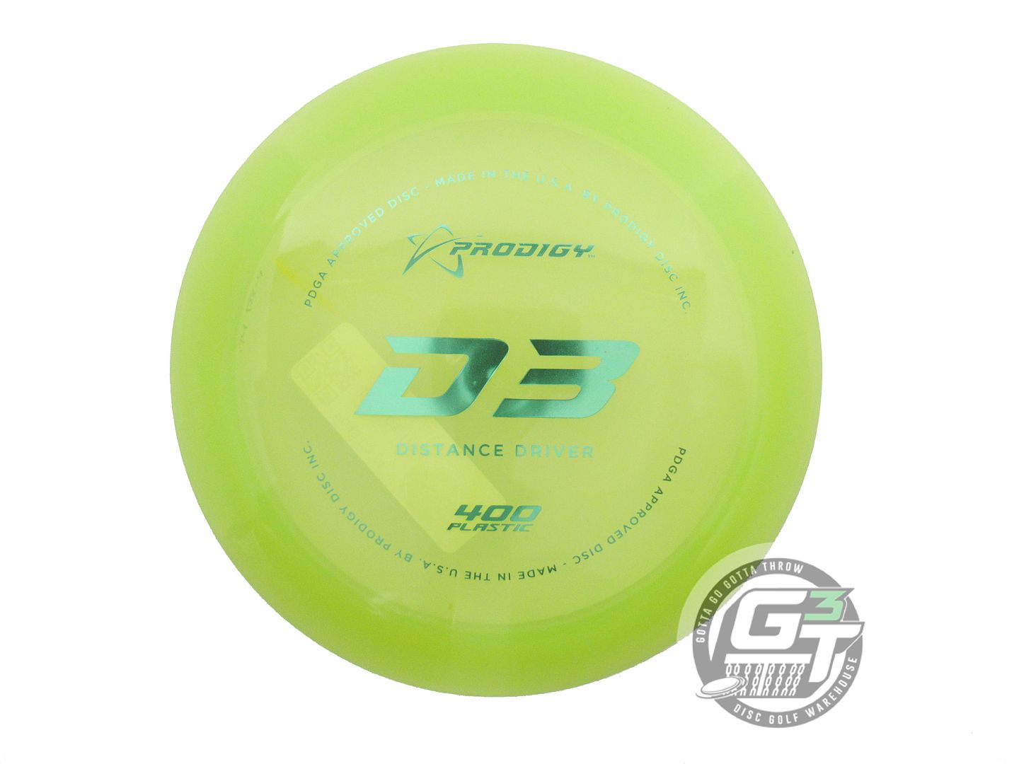 Prodigy 400 Series D3 Distance Driver Golf Disc (Individually Listed)