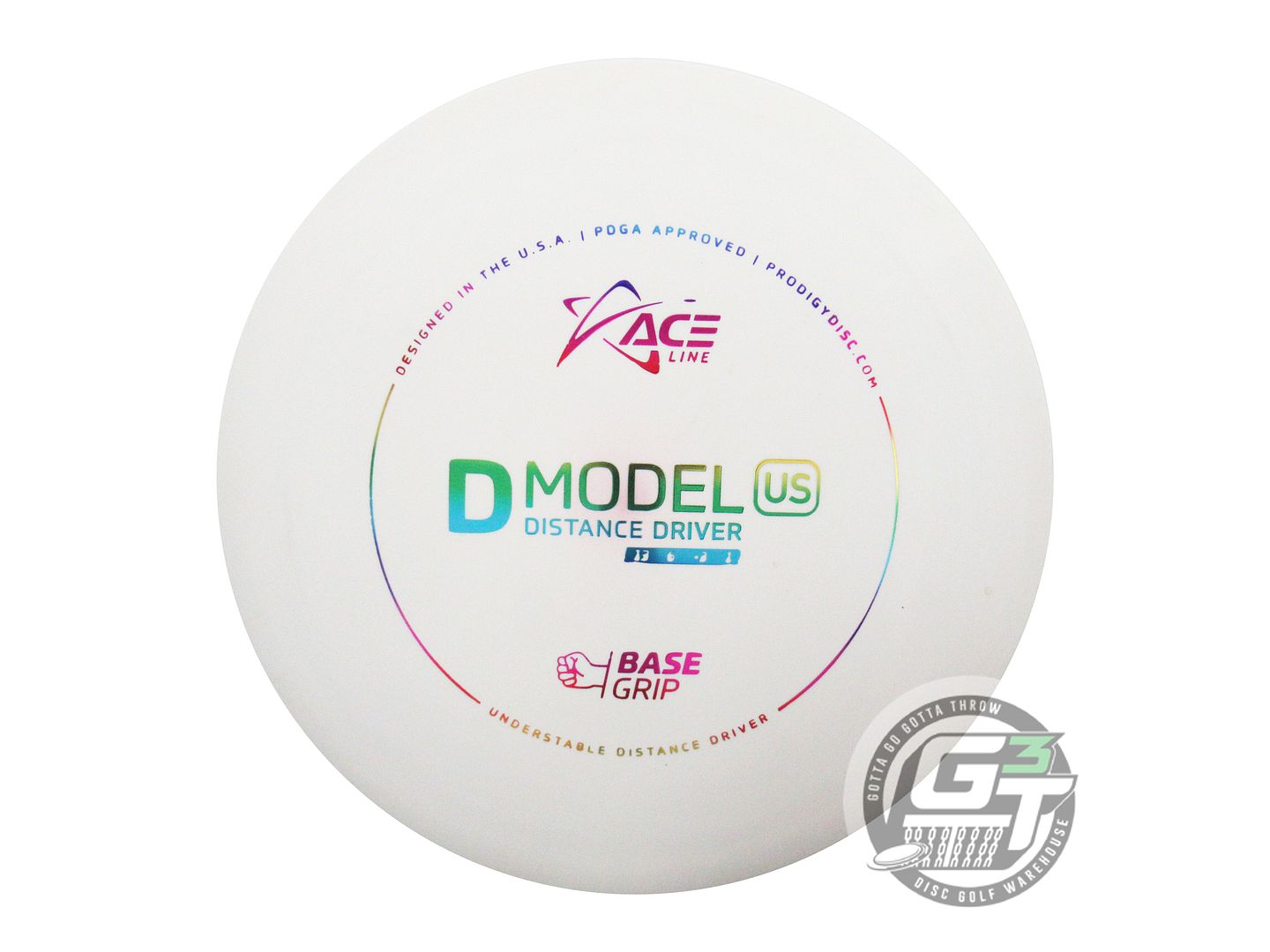 Prodigy Ace Line Base Grip D Model US Distance Driver Golf Disc (Individually Listed)