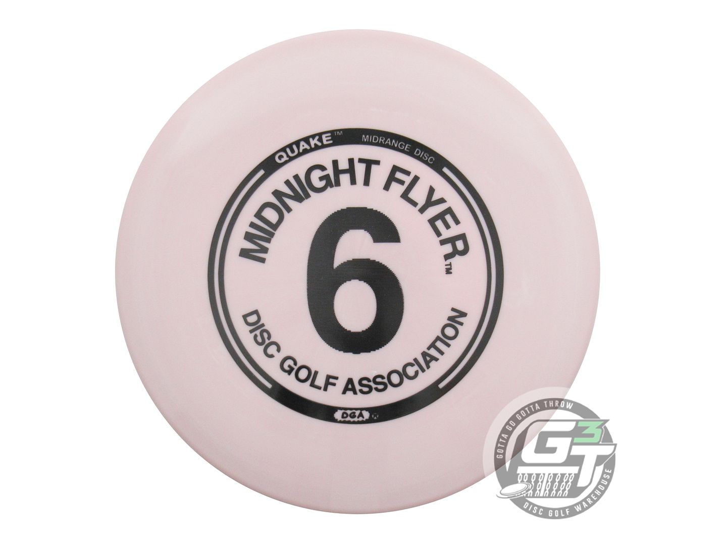 DGA Limited Edition Midnight Flyer #6 Glow Proline Blend Quake Midrange Golf Disc (Individually Listed)