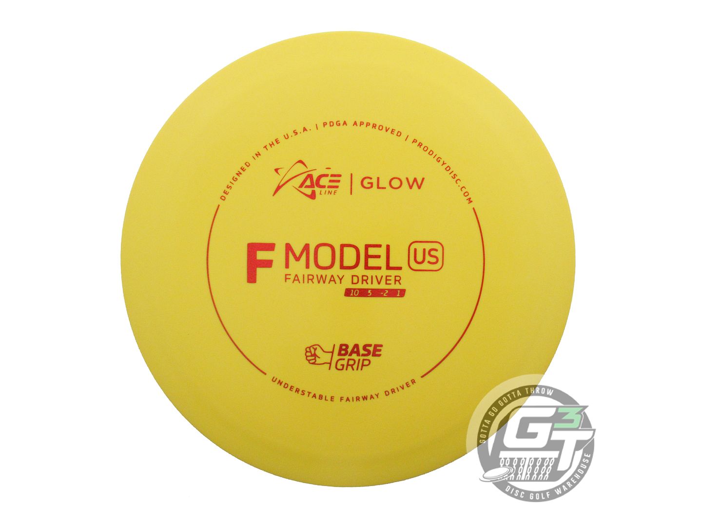 Prodigy Ace Line Glow Base Grip F Model US Fairway Driver Golf Disc (Individually Listed)