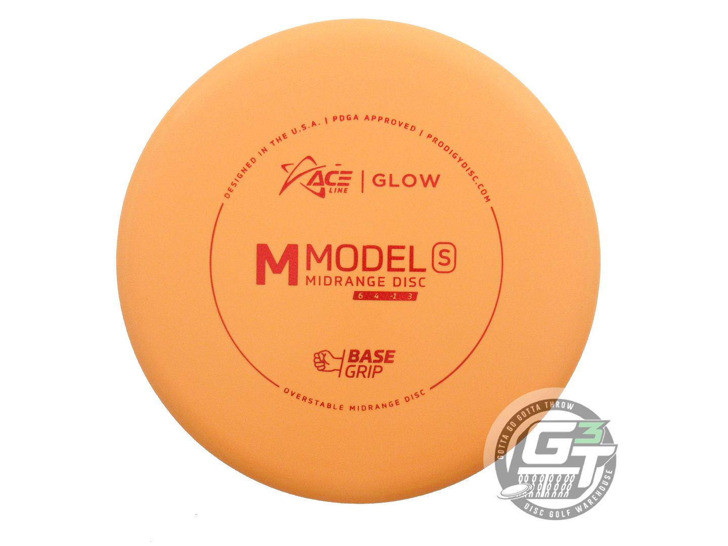 Prodigy Ace Line Glow Base Grip M Model S Golf Disc (Individually Listed)