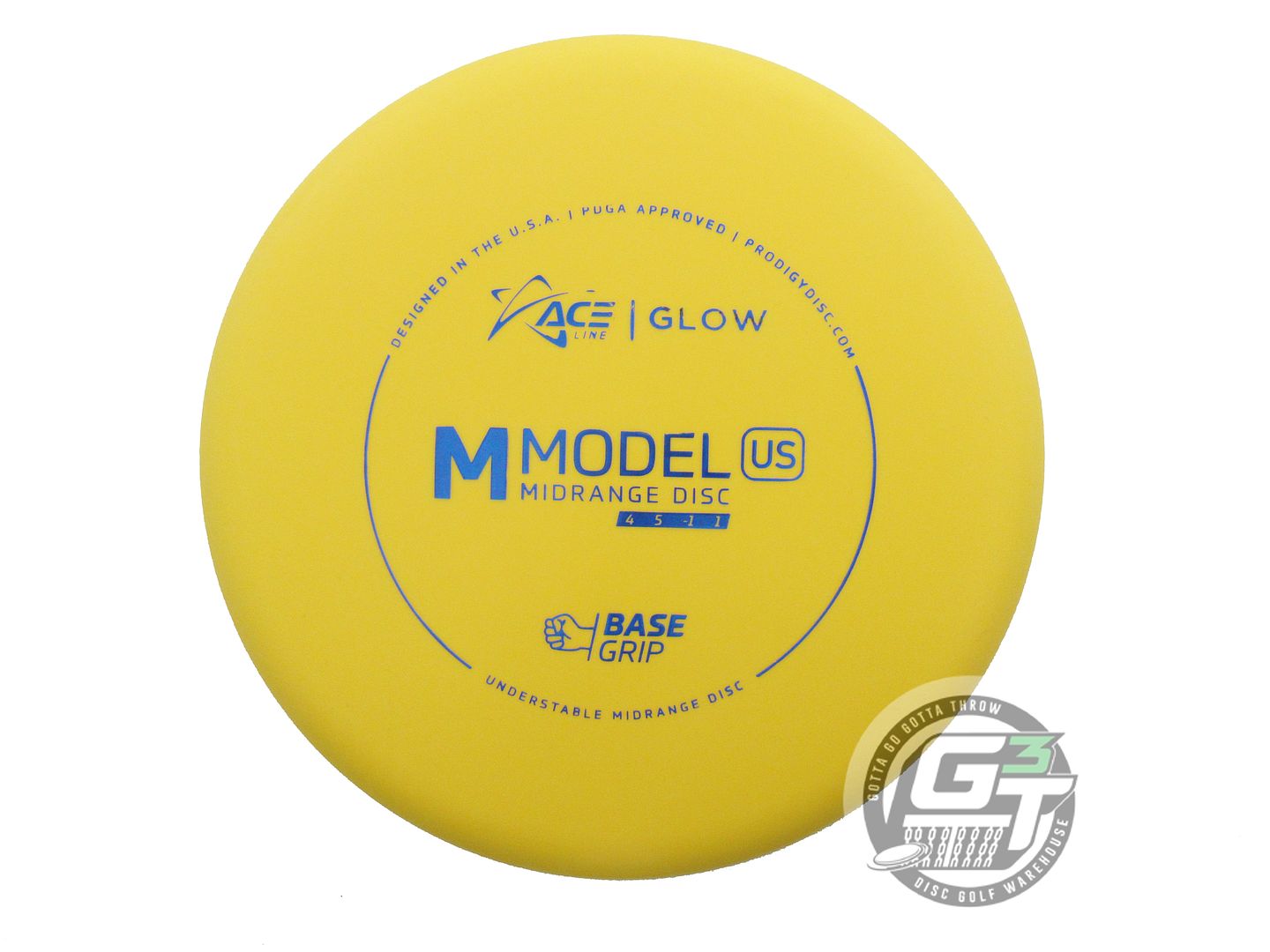 Prodigy Ace Line Glow Base Grip M Model US Golf Disc (Individually Listed)