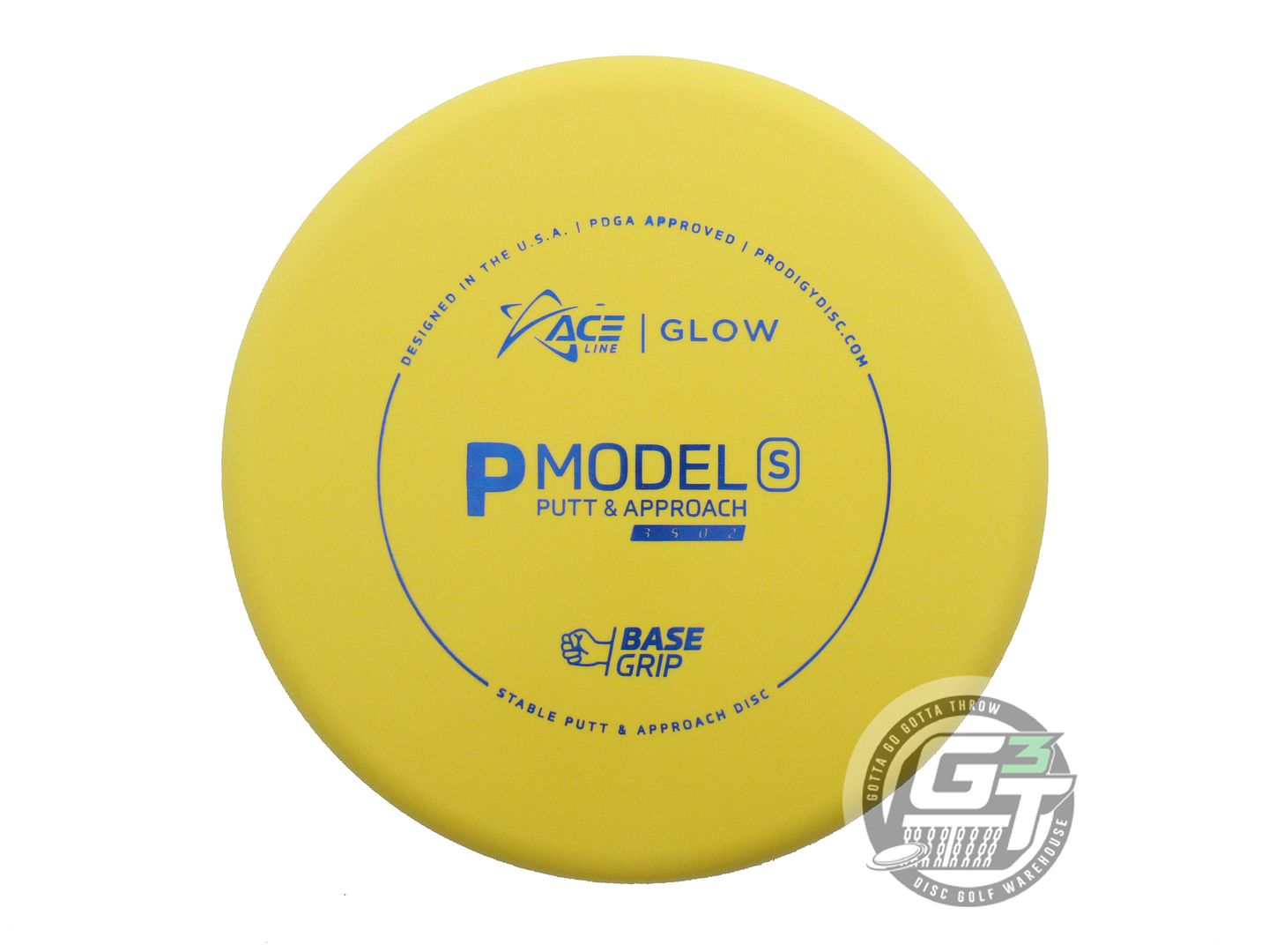 Prodigy Ace Line Glow Base Grip P Model S Putter Golf Disc (Individually Listed)