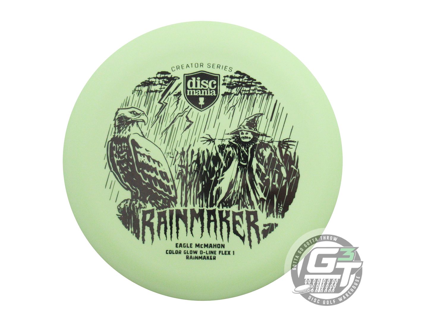 Discmania 2023 Creator Series Eagle McMahon Color Glow D-Line Flex 1 Rainmaker Putter Golf Disc (Individually Listed)