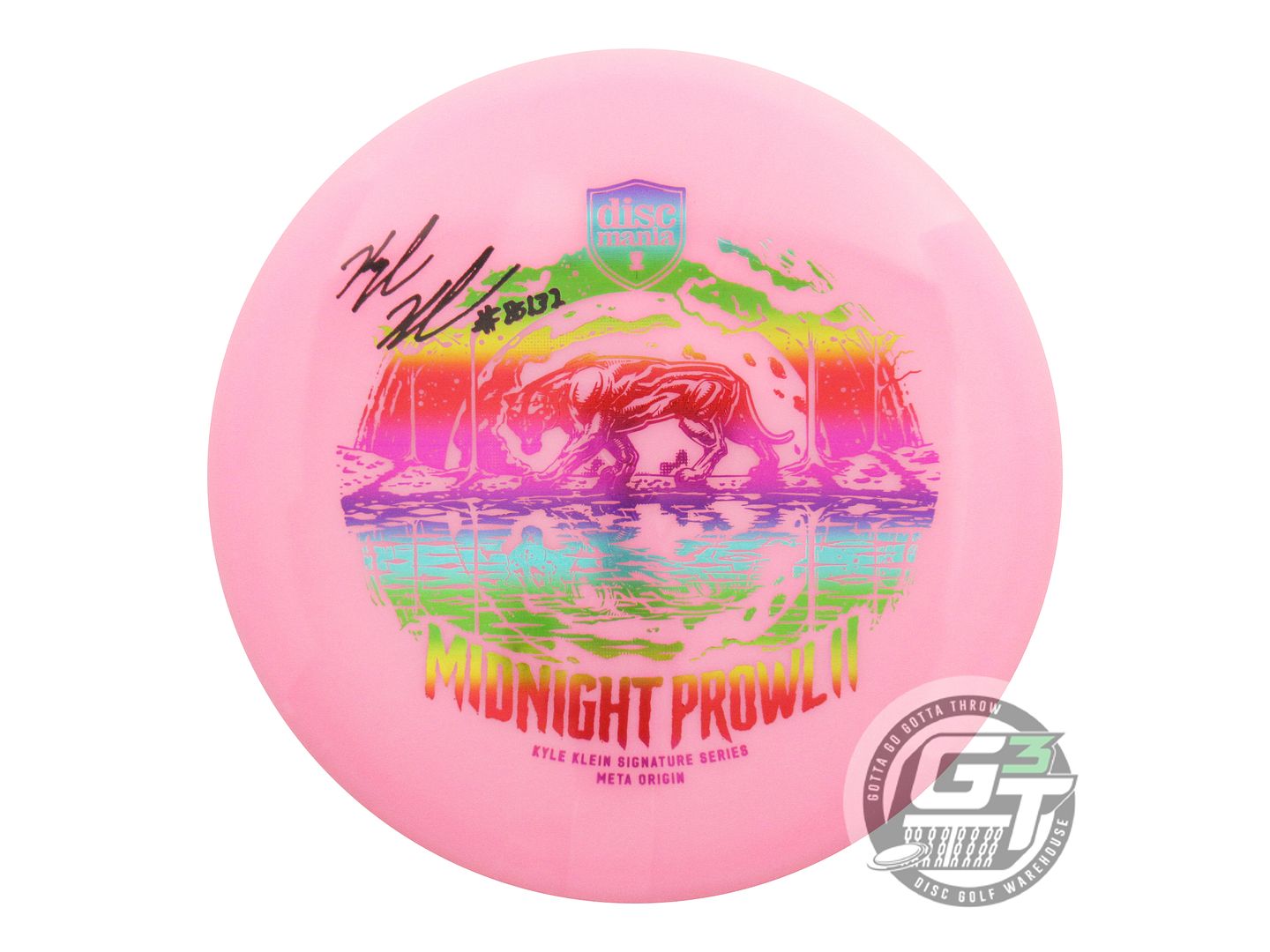 Discmania Limited Edition Signature Slam Signature Stamp Kyle Klein Midnight Prowl II Meta Origin Midrange Golf Disc (Individually Listed)