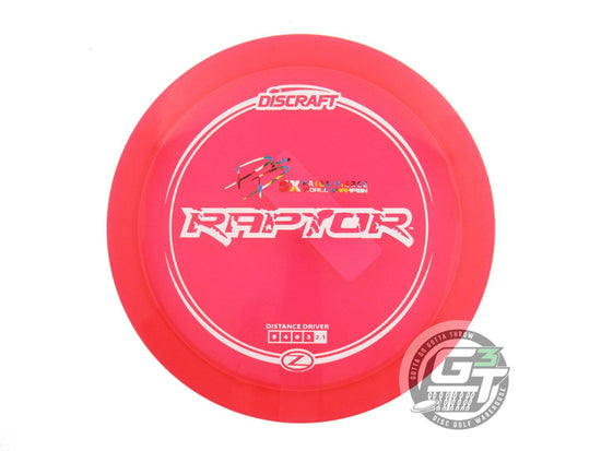 Discraft Elite Z Raptor [Paige Pierce 5X] Distance Driver Golf Disc (Individually Listed)