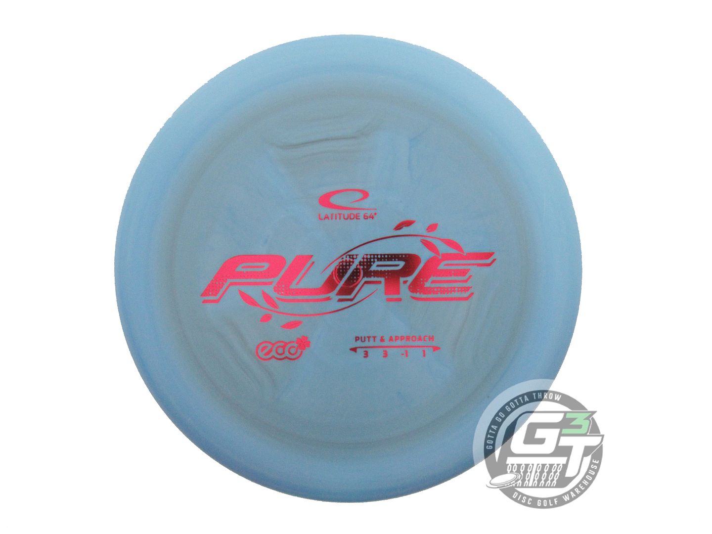 Latitude 64 Eco Zero Pure Putter Golf Disc (Individually Listed)