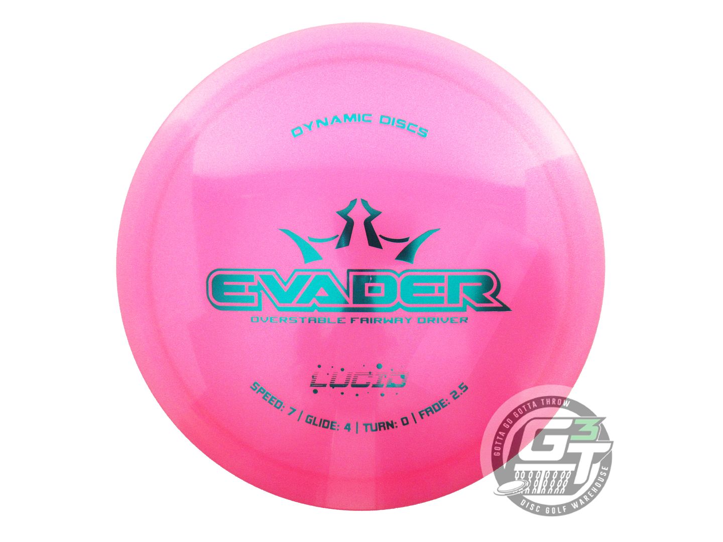 Dynamic Discs Glimmer Lucid Evader Fairway Driver Golf Disc (Individually Listed)
