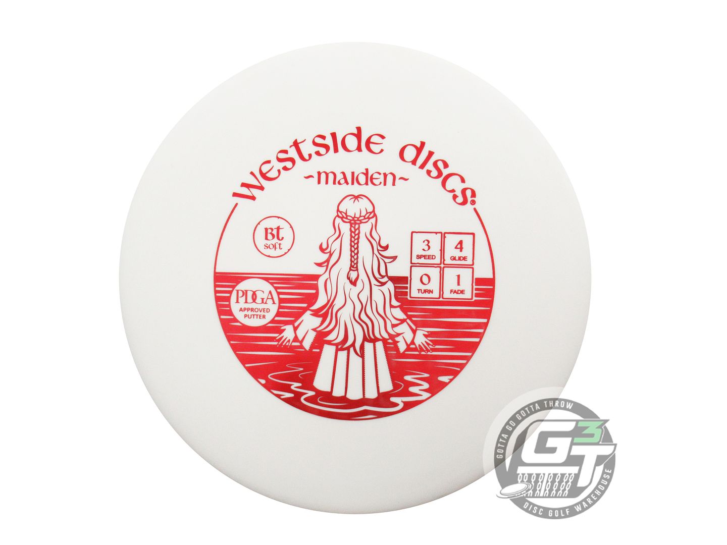 Westside BT Soft Maiden Putter Golf Disc (Individually Listed)