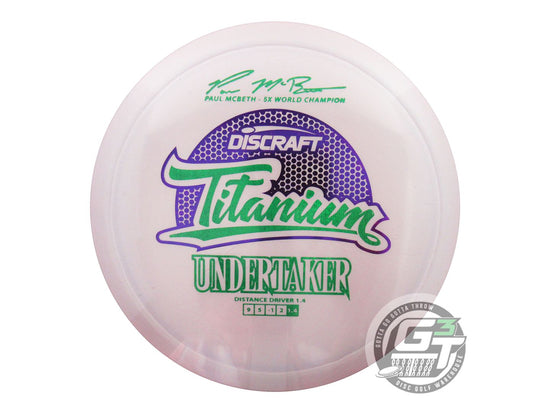 Discraft Titanium Undertaker [Paul McBeth 5X] Distance Driver Golf Disc (Individually Listed)