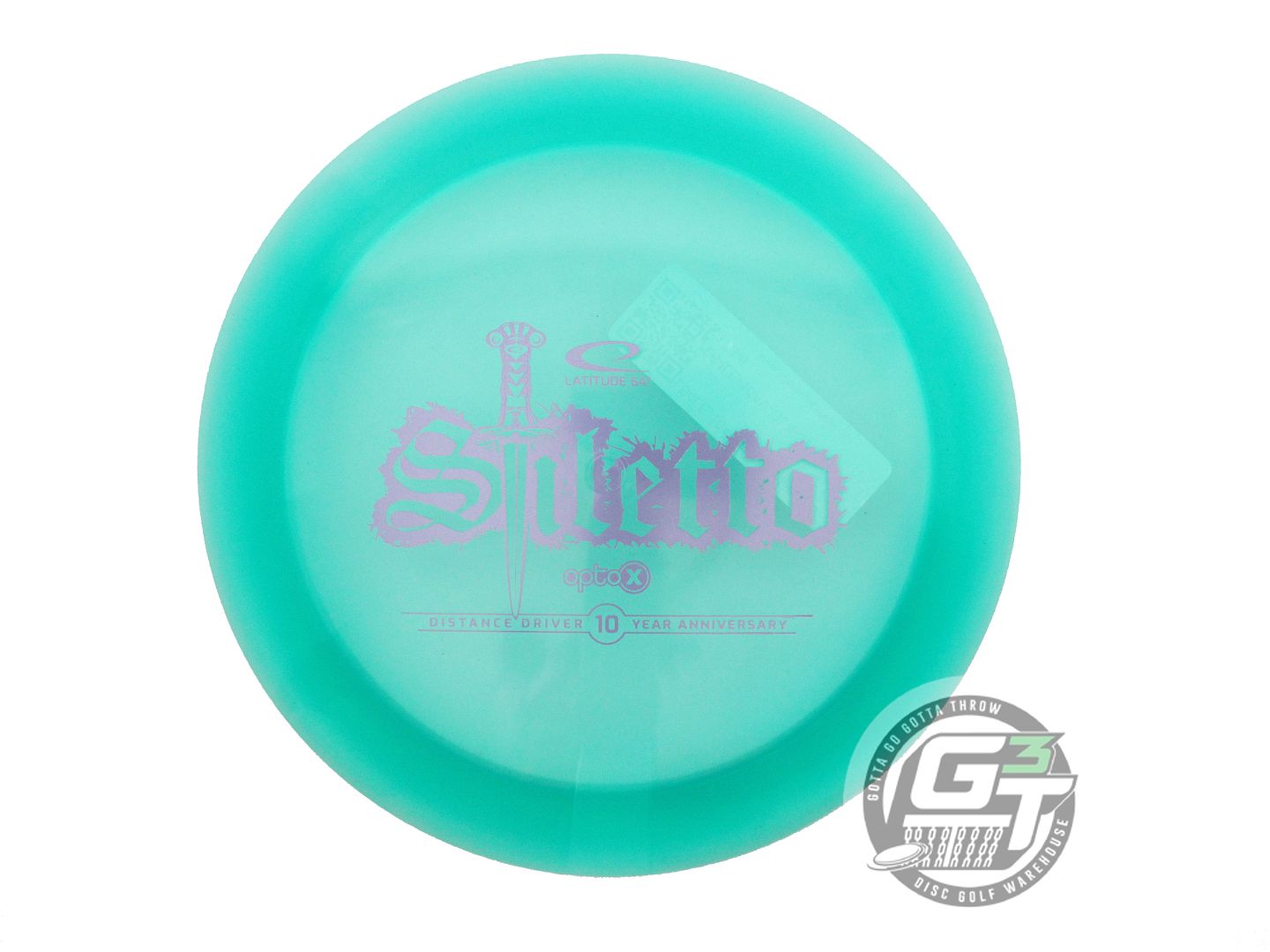 Latitude 64 Limited Edition 10-Year Anniversary Opto-X Stiletto Distance Driver Golf Disc (Individually Listed)